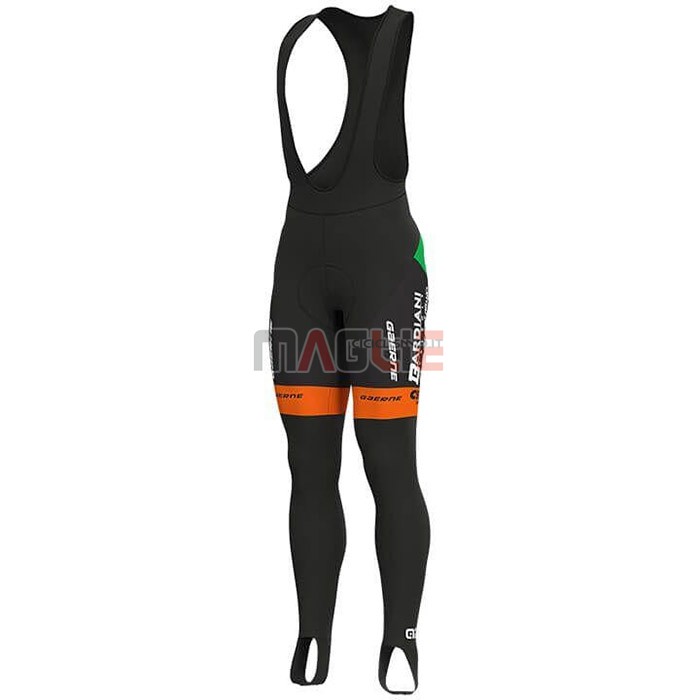 Maglia Bardiani Csf Manica Lunga 2019 Verde Arancione